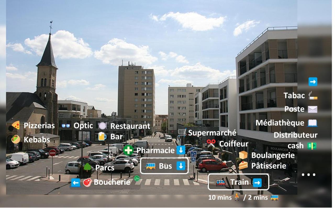 Room & Parking In Shared Appartment With Proprietor L 25 Mins From Paris Gare Du Nord, Cdg Airport & Stade De France Montmagny Exteriér fotografie