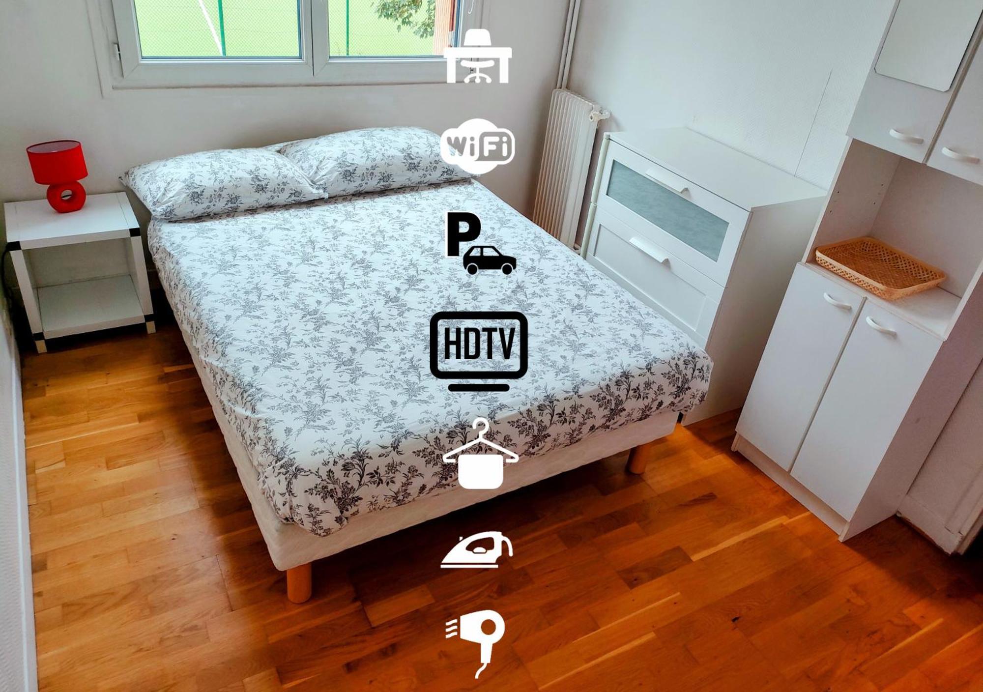Room & Parking In Shared Appartment With Proprietor L 25 Mins From Paris Gare Du Nord, Cdg Airport & Stade De France Montmagny Exteriér fotografie